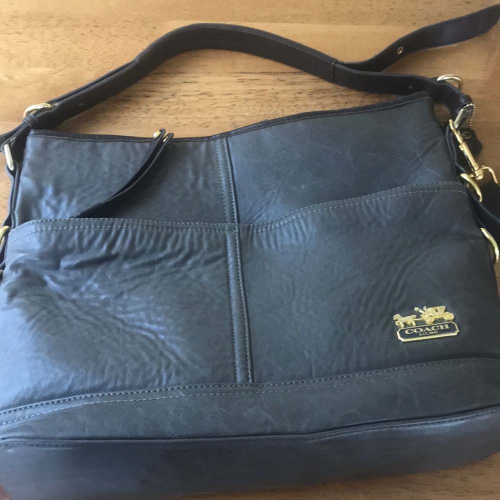 Coach leather bag